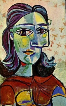 Pablo Picasso Painting - Cabeza de mujer 3 1939 Pablo Picasso